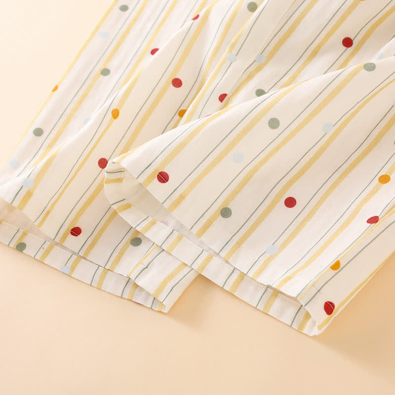 Ownkoti Striped Polka Dot Camisole Cotton Pajama Set - image 7