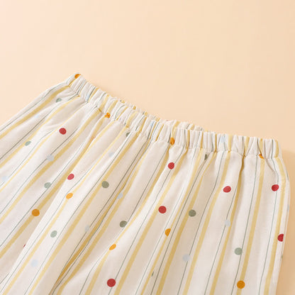 Ownkoti Striped Polka Dot Camisole Cotton Pajama Set - image 6