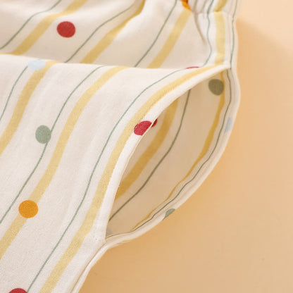 Ownkoti Striped Polka Dot Camisole Cotton Pajama Set - image 8