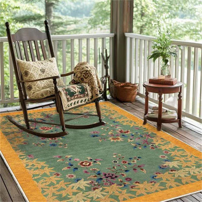 Ownkoti Maple Leaf Floral Anti-Slip Area Rug - image 1