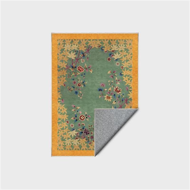 Ownkoti Maple Leaf Floral Anti-Slip Area Rug - image 4