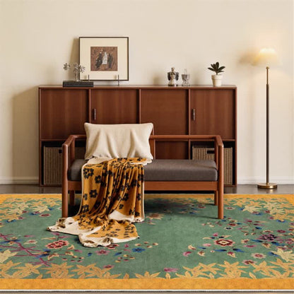 Ownkoti Maple Leaf Floral Anti-Slip Area Rug - image 3