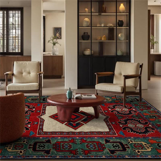 Ownkoti Vintage Moroccan Geometric Indoor Outdoor Rug  - 8' x 10' - image 0