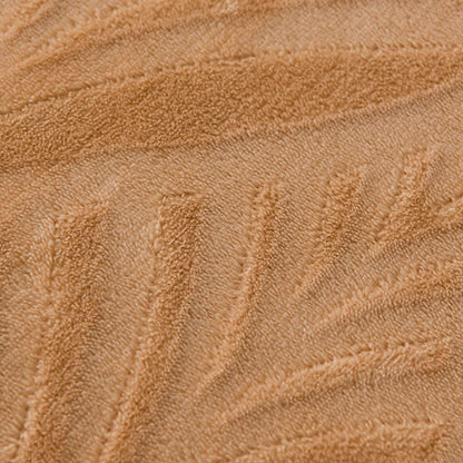 Ownkoti Leaf-inspired Textured Plush Bedding Set(4PCS) - image 12