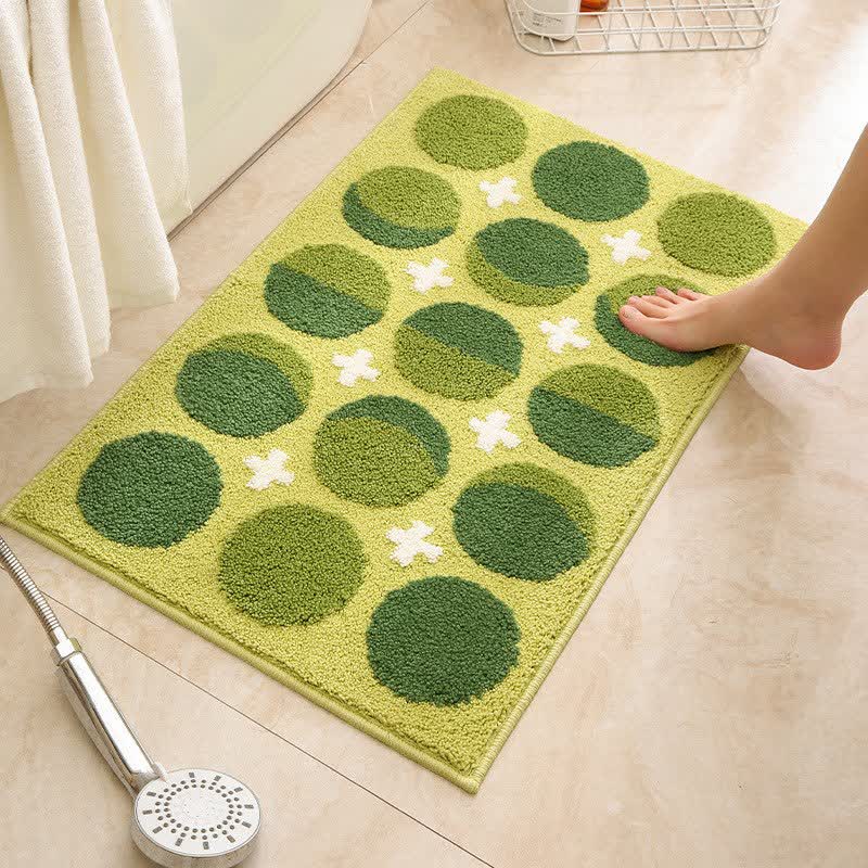 Ownkoti Geometric Pattern Jacquard Non-slip Bath Mat - image 2
