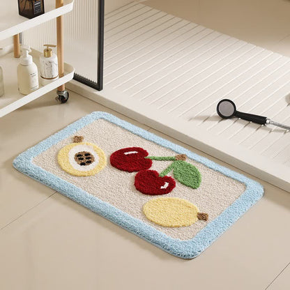 Ownkoti Fun Fruit Non-slip Bath Mat - C - 19"W x 31"L - image 3