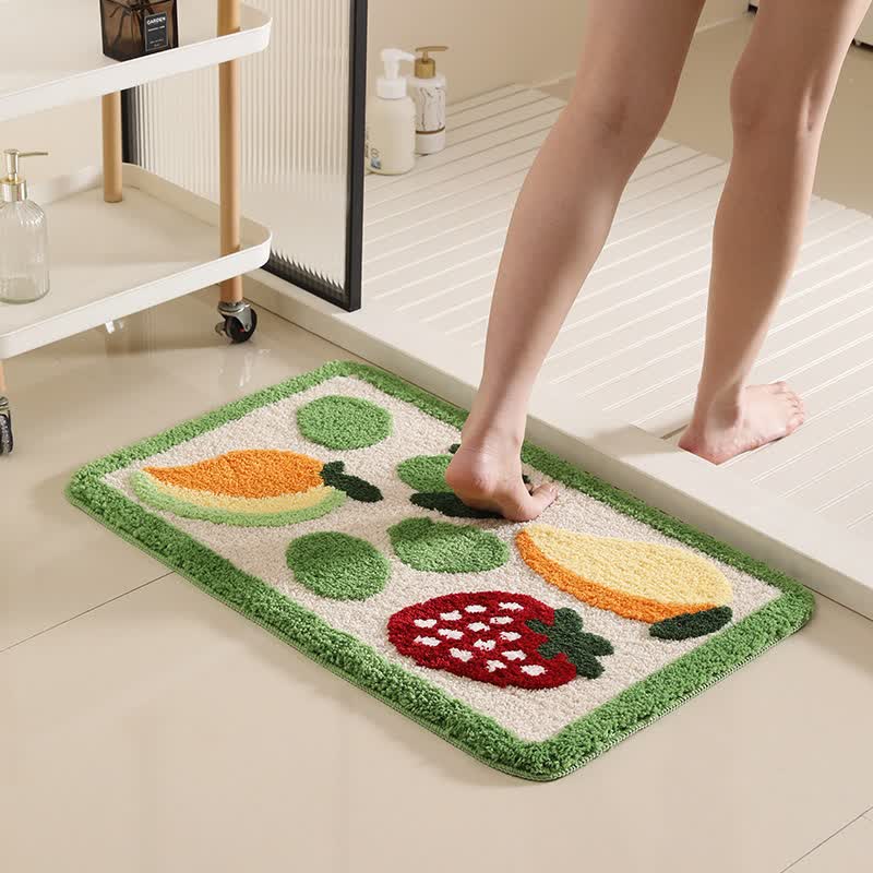 Ownkoti Fun Fruit Non-slip Bath Mat - B - 19"W x 31"L - image 2