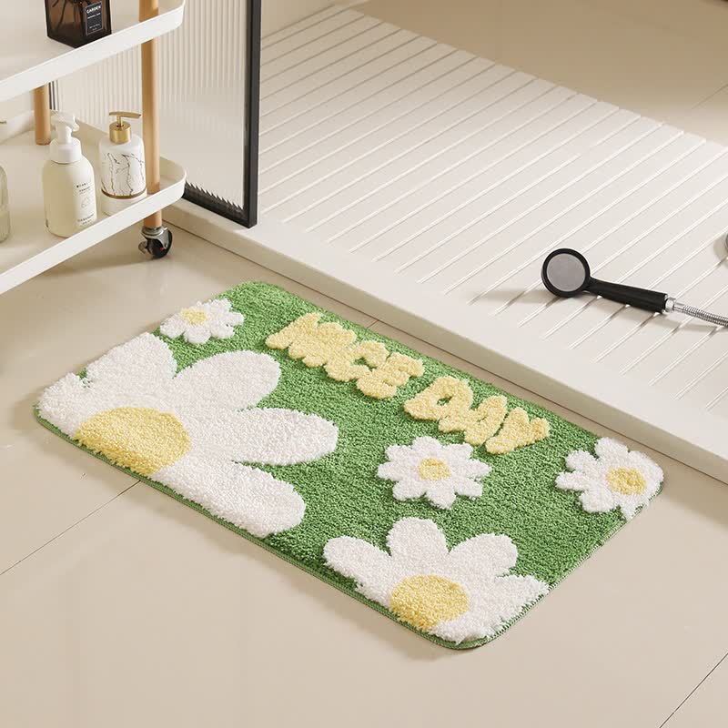Ownkoti Green Plants Non-slip Bath Mat - E - 19"W x 31"L - image 5