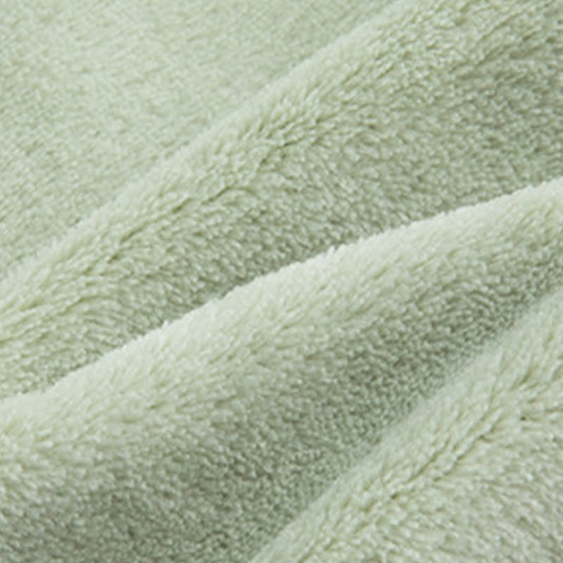 Ownkoti Solid Plush Zip-up Child Loungewear Set - image 5