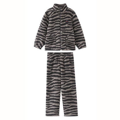 Ownkoti Zebra Print Zip-up Child Loungewear Set - image 4