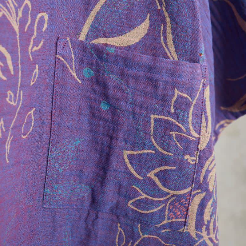 Ownkoti Peony Cotton Gauze Kimono Loungewear Set - image 6