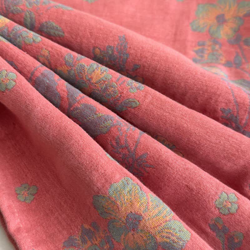 Ownkoti Oriental Pink Peony Cotton Gauze Pajamas - image 4