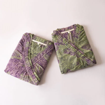 Ownkoti Elegant Butterfly Ruffled Cotton Nightdress - image 2