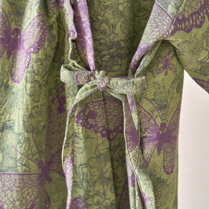 Ownkoti Elegant Butterfly Ruffled Cotton Nightdress - image 16