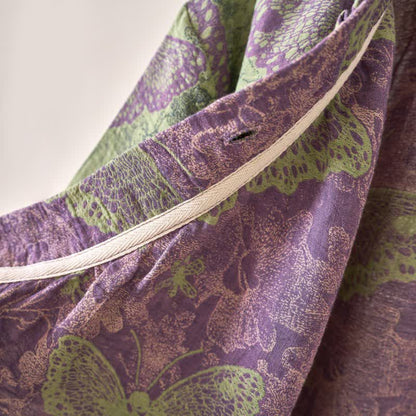 Ownkoti Elegant Butterfly Ruffled Cotton Nightdress - image 17