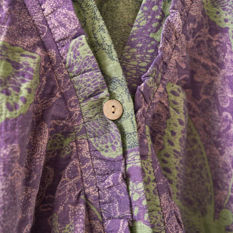 Ownkoti Elegant Butterfly Ruffled Cotton Nightdress - image 7