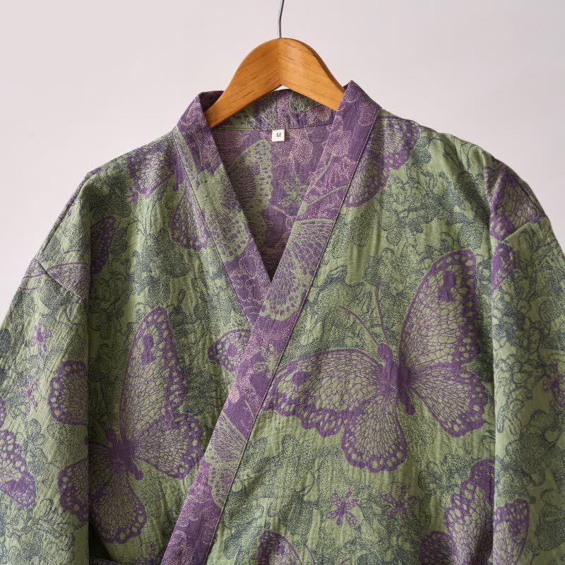 Ownkoti Dreamy Butterfly Cotton Gauze Kimono Robe - image 5