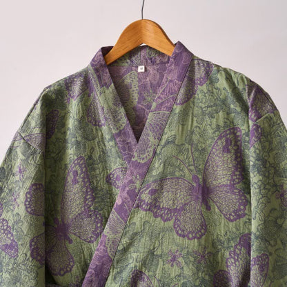 Ownkoti Dreamy Butterfly Cotton Gauze Kimono Robe - image 5