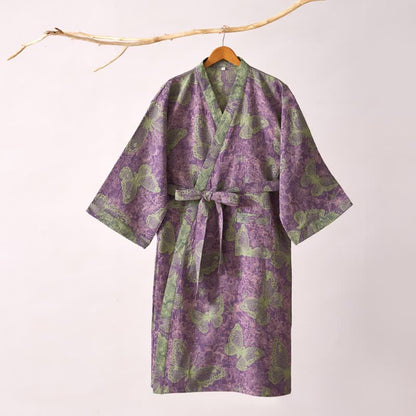 Ownkoti Dreamy Butterfly Cotton Gauze Kimono Robe - image 10