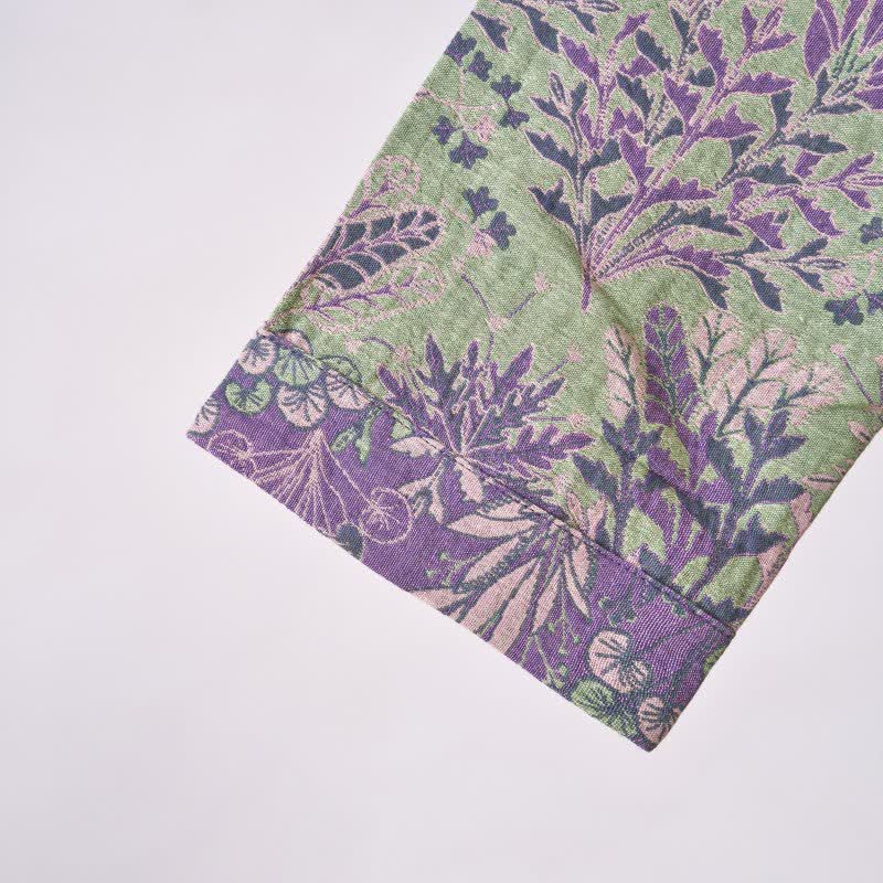 Ownkoti Botanical Plant Ruffled Cotton Nightdress - image 8