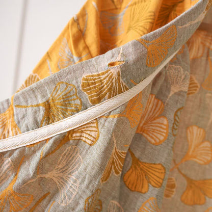 Ownkoti Ginkgo Leaf Ruffled Cotton Nightdress - image 15