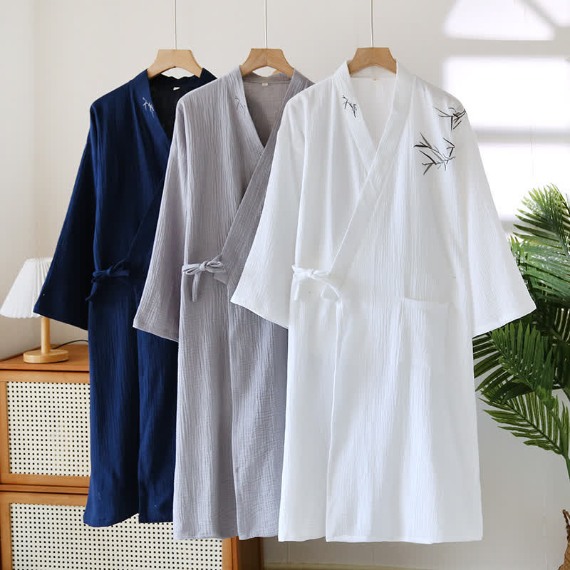 Ownkoti Unisex Bamboo Cotton Gauze Bathrobe - image 0