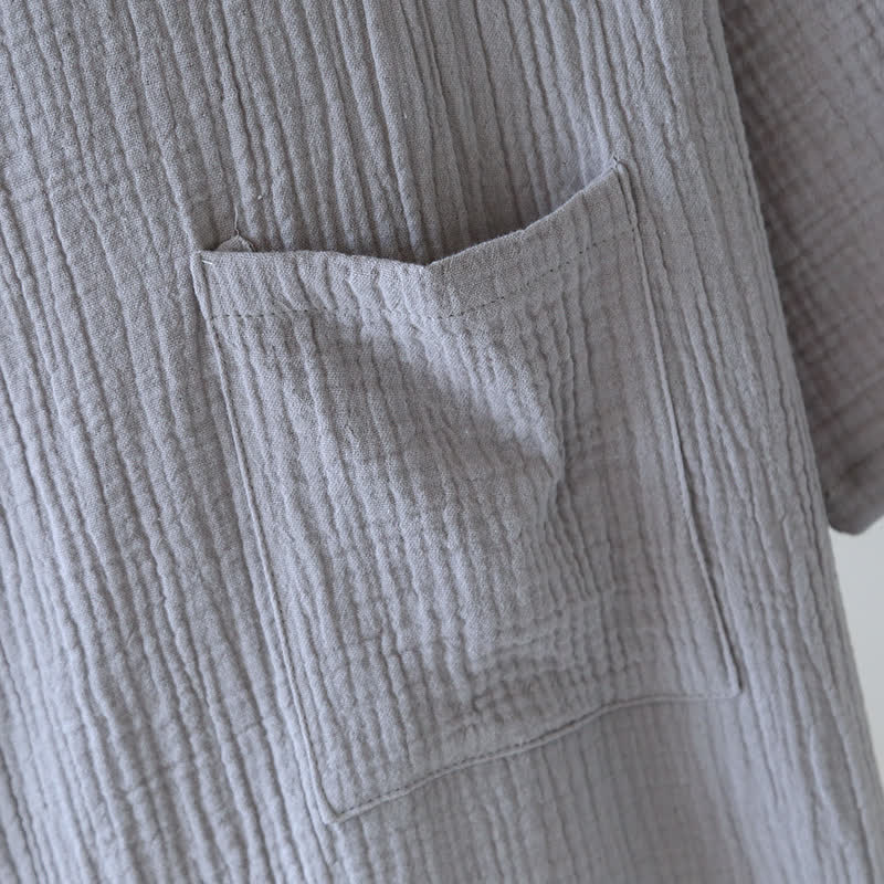 Ownkoti Unisex Bamboo Cotton Gauze Bathrobe - image 14