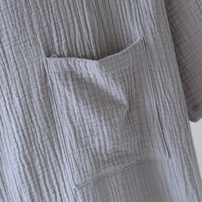 Ownkoti Unisex Bamboo Cotton Gauze Bathrobe - image 14