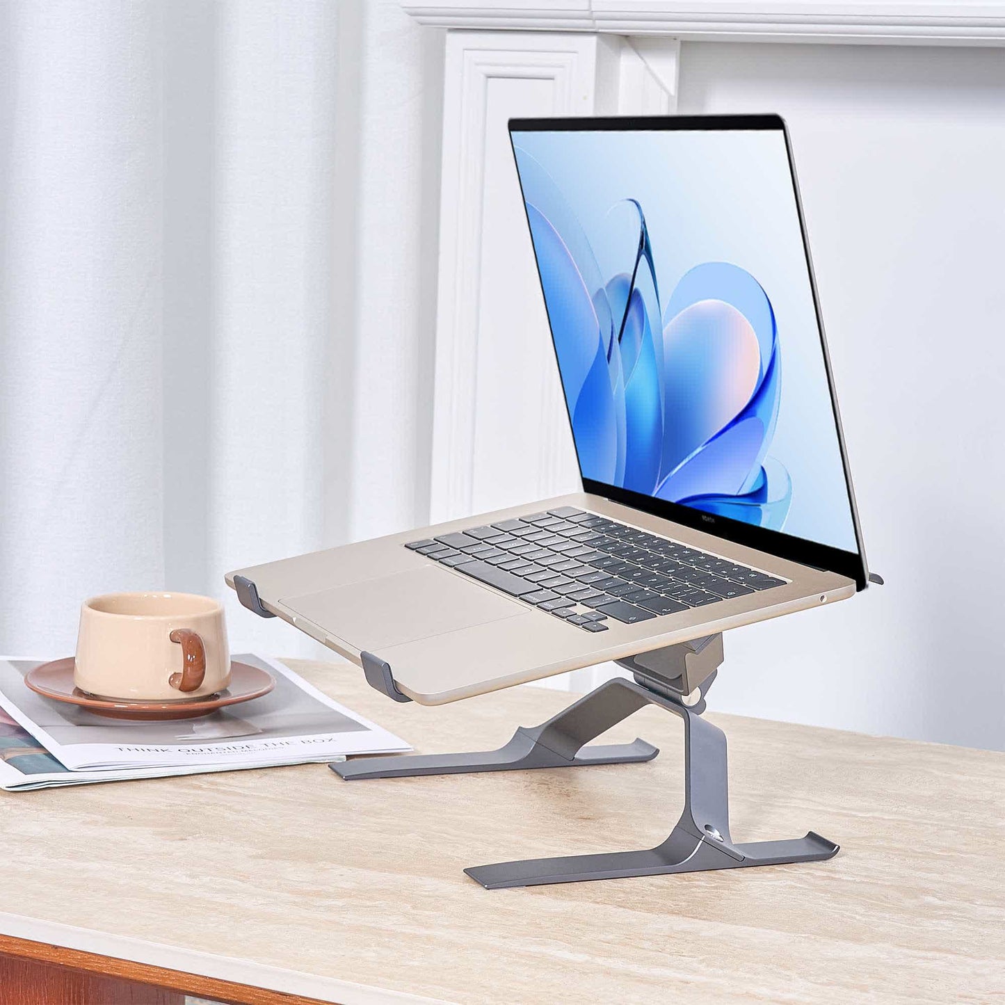 Ownkoti Aluminum Laptop Stand X-Frame - image 2