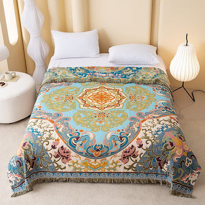 Ownkoti Vintage Pattern Lotus Cotton Gauze Quilt - King - image 0