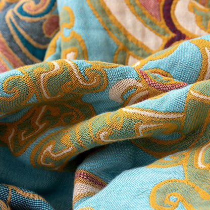 Ownkoti Vintage Pattern Lotus Cotton Gauze Quilt - image 2