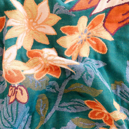 Ownkoti Flourishing Floral Cotton Tassel Blanket - image 7