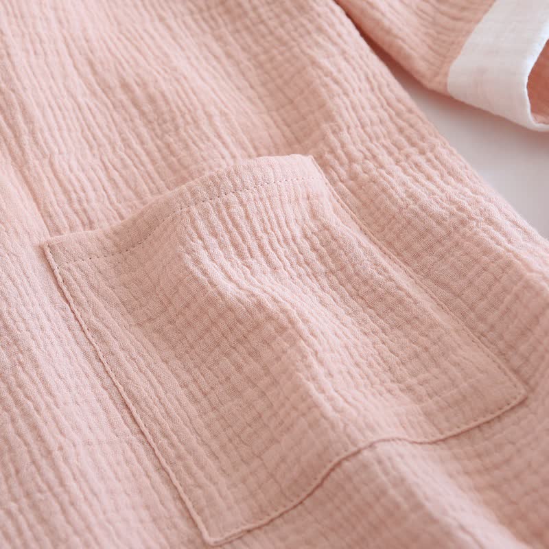 Ownkoti Butterfly Embroidered Cotton Gauze Kimono Loungewear - image 10