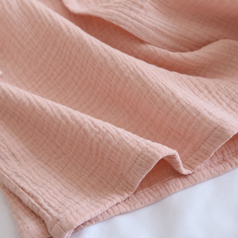 Ownkoti Butterfly Embroidered Cotton Gauze Kimono Loungewear - image 11