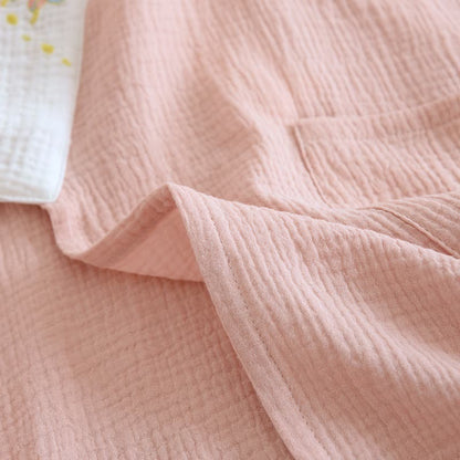 Ownkoti Butterfly Embroidered Cotton Gauze Kimono Loungewear - image 12