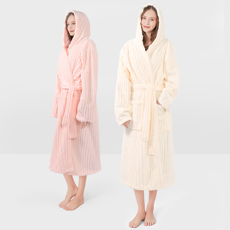 Ownkot Unisex Cloud-Soft Hooded Plush Robe - image 1