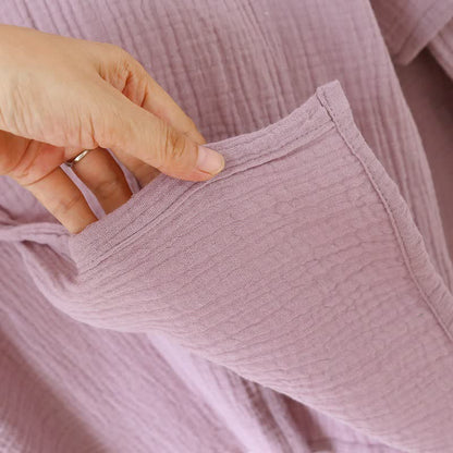 Ownkoti Unisex Minimalist Cotton Gauze Kimono Loungewear - image 11