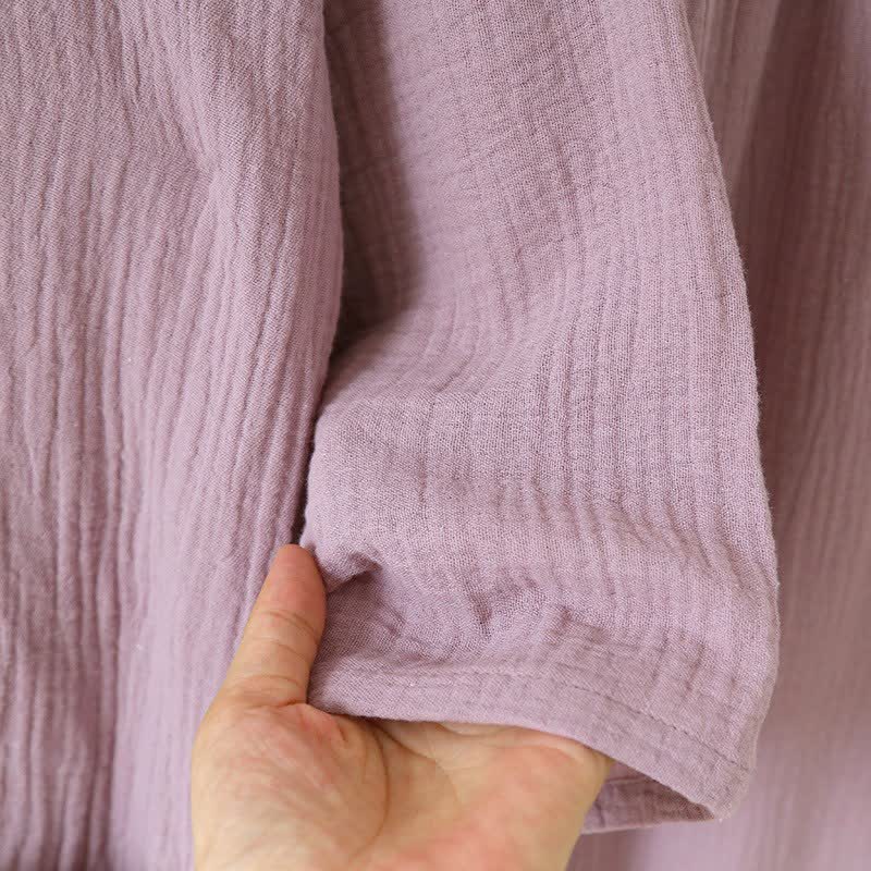 Ownkoti Unisex Minimalist Cotton Gauze Kimono Loungewear - image 8