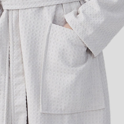 Ownkot Quick-drying Waffle Weave Cotton Spa Bathrobe - image 5