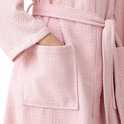 Ownkot Quick-drying Waffle Weave Cotton Spa Bathrobe - image 12
