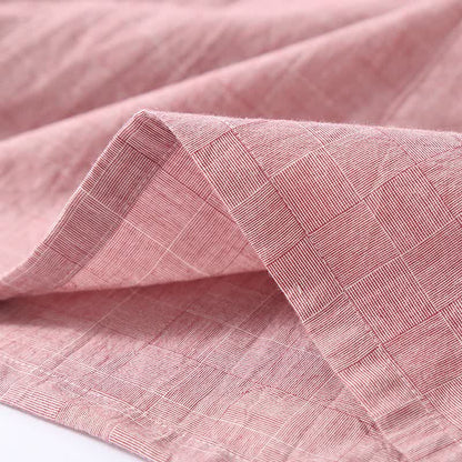 Ownkoti Subtle Plaid Cotton Gauze Kimono Loungewear - image 4