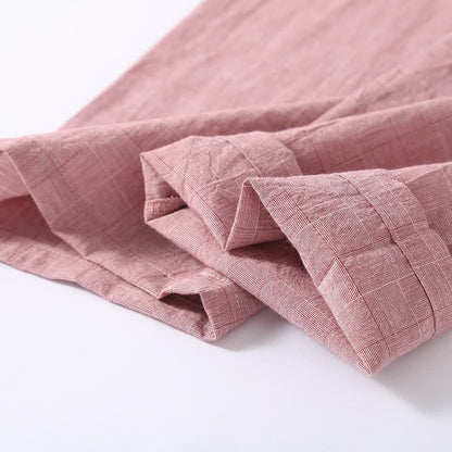 Ownkoti Subtle Plaid Cotton Gauze Kimono Loungewear - image 6