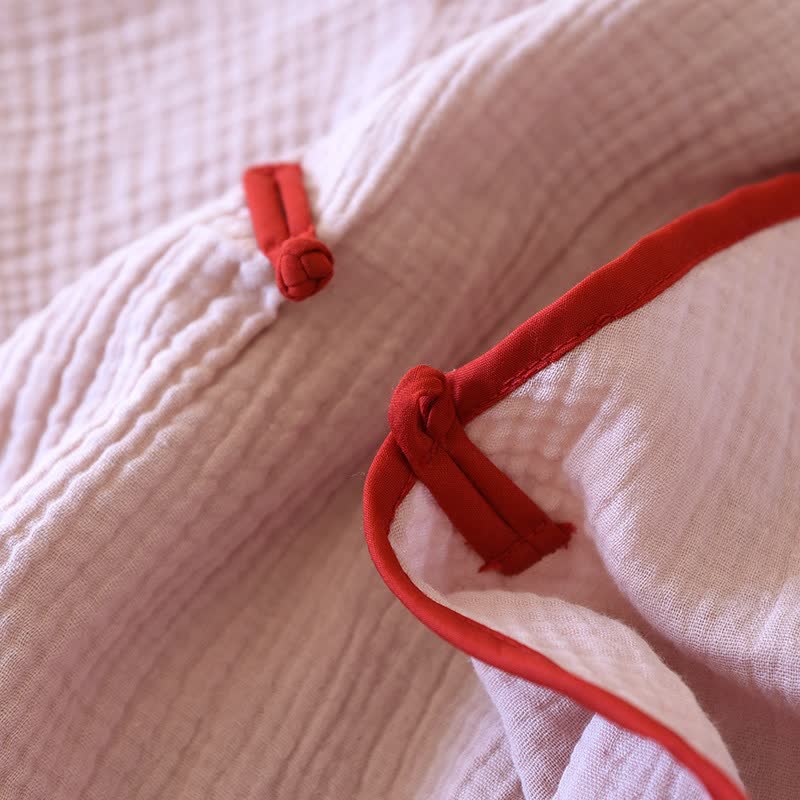 Ownkoti Oriental Style Cotton Gauze Kimono Loungewear - image 11