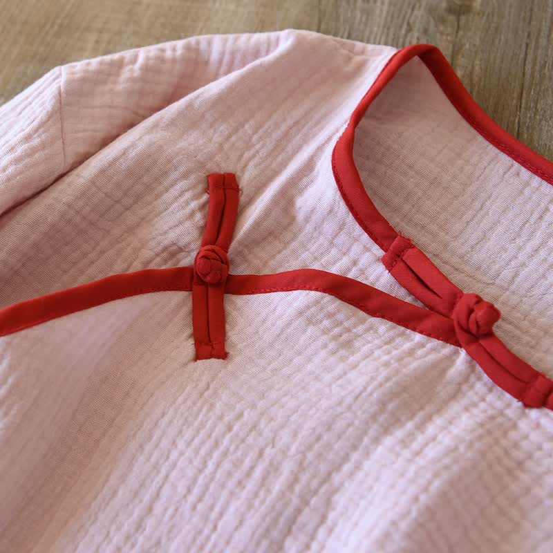 Ownkoti Oriental Style Cotton Gauze Kimono Loungewear - image 8