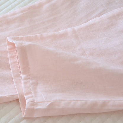 Ownkoti Floral Embroidery Cotton Gauze Kimono Loungewear - image 11