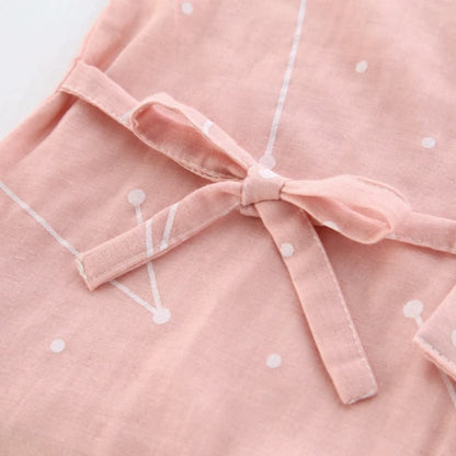 Ownkoti Couple Matching Line Cotton Kimono Loungewear - image 7