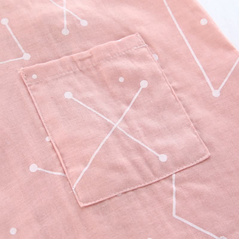 Ownkoti Couple Matching Line Cotton Kimono Loungewear - image 6