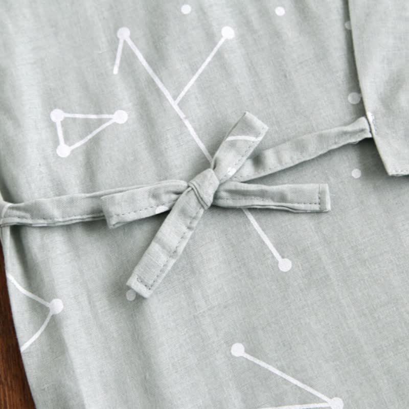 Ownkoti Couple Matching Line Cotton Kimono Loungewear - image 17