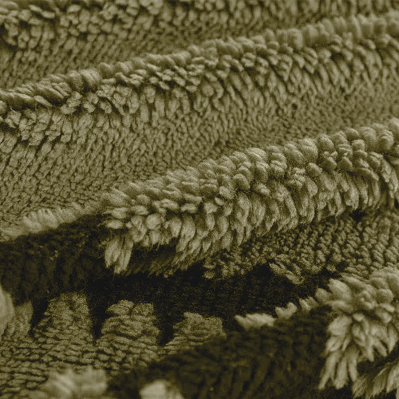Ownkoti Thick Plush Chenille Stripe Sofa Cover - image 3
