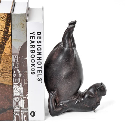 Ownkoti Resin Hippo Bookend Decorative Book Holder  - image 4